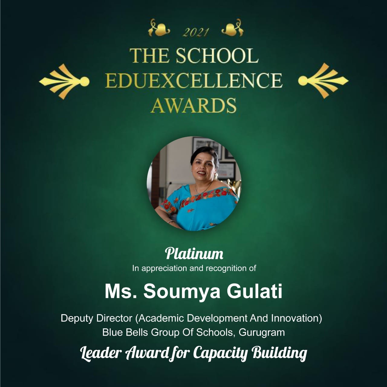 THE SCHOOL EDUEXCELLENCE AWARD – PLATINUM